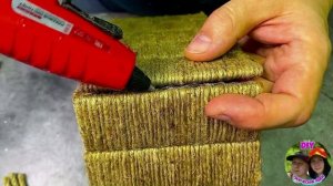 МИНИМАЛЬНЫЕ ЗАТРАТЫ,А ВЫГЛЯДИТ ОЧЕНЬ ДОРОГО?ПОДЕЛКИ ИЗ ВТУЛОК ТУАЛЕТНОЙ БУМАГИ?КОРЗИНА СВОИМИ РУКАМ