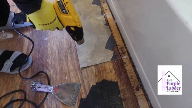 Removing Linoleum Tile | DIY | Super Easy смотреть онлайн