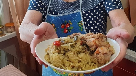 ВКУСНАЯ  ДИЕТИЧЕСКАЯ ТУШЕНАЯ КАПУСТА С КУРИЦЕЙ И ОВОЩАМИ В МУЛЬТИВАРКЕ