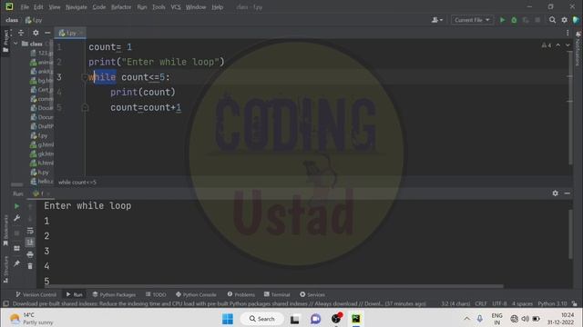 Python While Loop Tutorial - While Loop in Hindi - смотреть видео ...