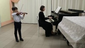 Д. Кабалевский "Галоп" скрипка