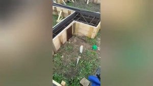 Фундамент под баню.Баня из сруба.Строим сами.Ленточный фундамент#ленточныйфундамент #фундамент #бан