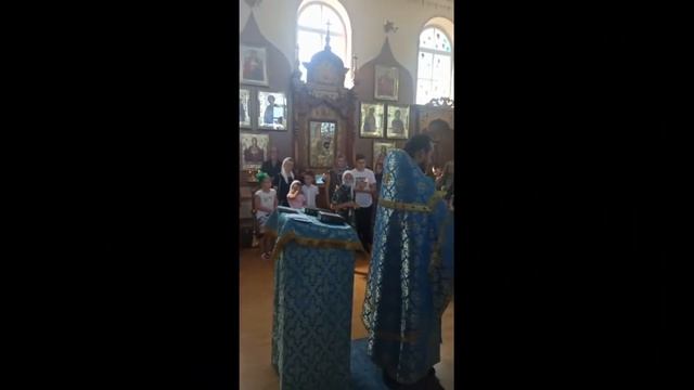Молебен для учащихся и учащих перед началом нового учебного года село Успенское смотреть онлайн