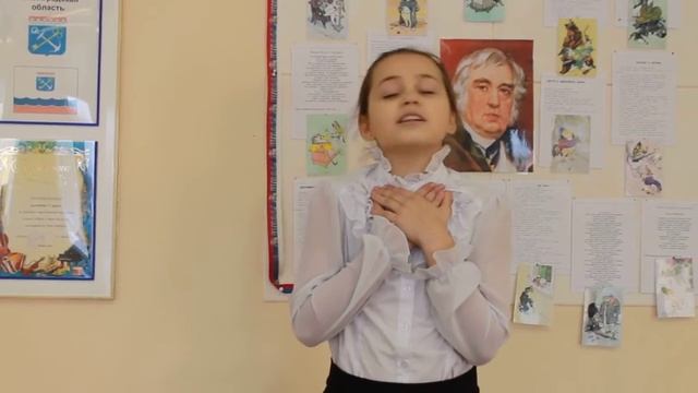 # страначитающая - Андреева Алена читает басню И.А.Крылова 