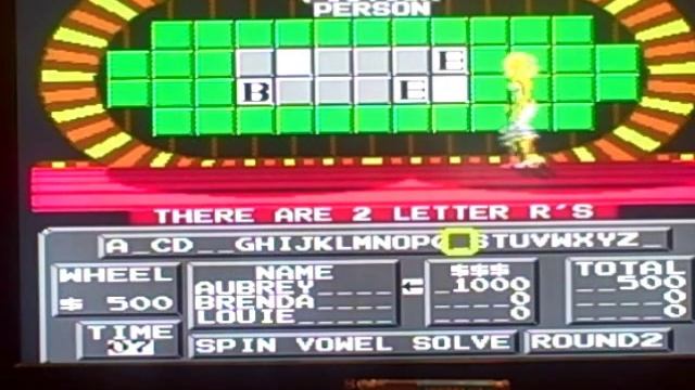 NES Wheel of Fortune Family Edition 4th Run Game #1 смотреть онлайн