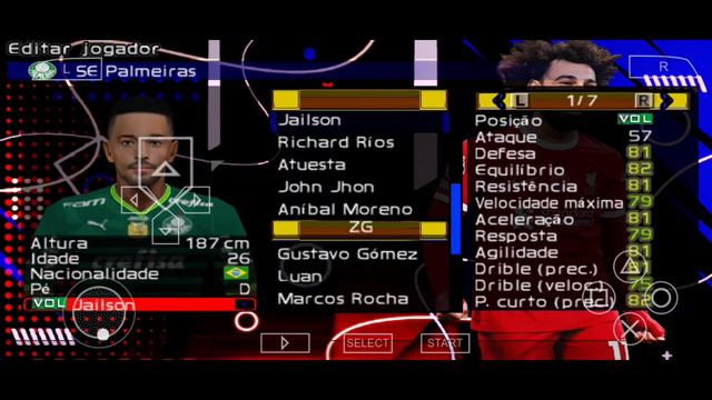 EFOOTBALL PES 2024 PPSSPP Brasileirão e Europeus ATUALIZADO Novas Faces Câmera de Ps4 Offline смотреть онлайн