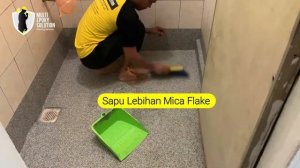 DIY - BUAT SENDIRI LANTAI EPOXY FLAKE COATING DENGAN 1 SET DIY LENGKAP DARI MES