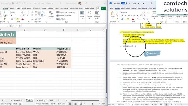 New Perspectives Excel 2019  Module 1 End of Module Project 1  Natal Biotech