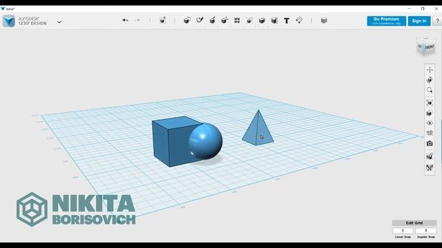123D Design #14 Измерение. Длина, площадь, объем. Применение.