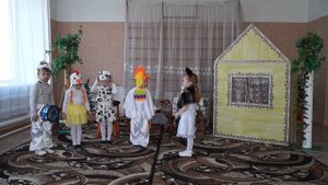 Инсценировка сказки по пожарной безопасности "Кошкин дом". Воспитанники средней группы.