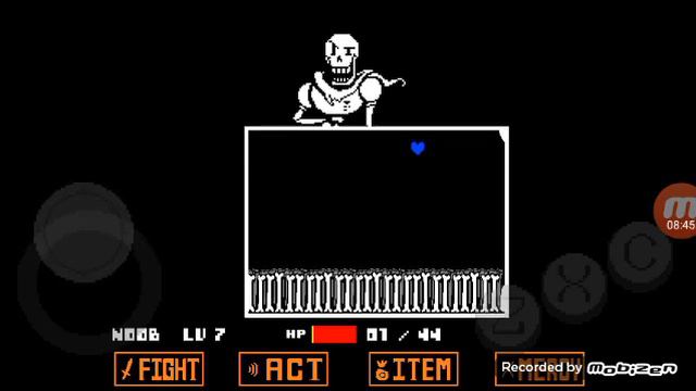 Undertale android:Papyrus fight смотреть онлайн