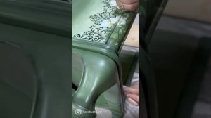 Переделка мебели, работы выполнила мастер по декору Екатерина Лебедева