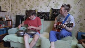 Глюкофоны "Музыка Сфер" и гитара