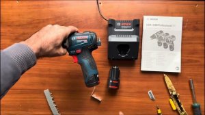 Bosch Professional GSR 12V -35 cordless drill unboxing