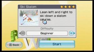 Wii Fit - Balance Games - Ski Slalom