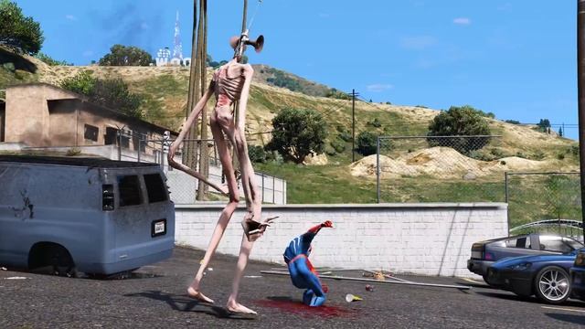 Spider-Man Universe | Spider-Man & Green Spiderman & Yellow Spiderman & Blue Spiderman VS Siren Hea смотреть онлайн