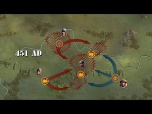 great conqueror Rome. Huns. Battle of Chalons. 4.