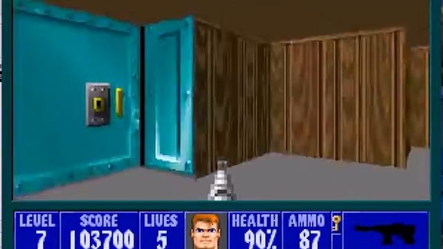 Wolfenstein 3D 3 эпизод 7 серия
