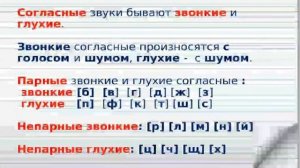 Русский язык. 2 класс. урок 26. Звонкие и глухие согласные.