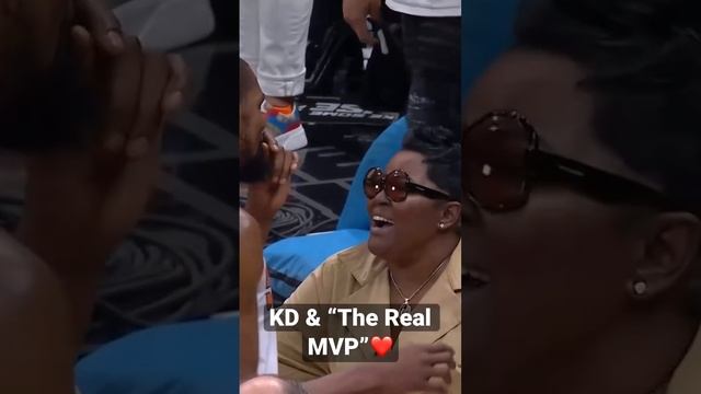 Kevin Durant & His Mother Share a Great Moment After The Suns Game 4 W! ❤️?| #Shorts