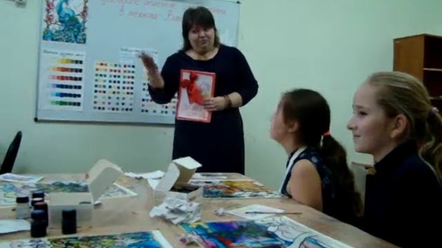 открытое занятие Витраж часть 2 педагог Машинская Ю.В. смотреть онлайн