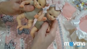 Запаковка двух мини малышек?? мини Реборн.mp4