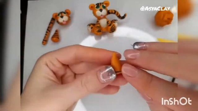 Курс по лепке с детьми: Веселый Зоопарк. Урок:Тигр. смотреть онлайн