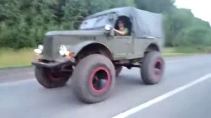 ГАЗ 69 на ободрышах