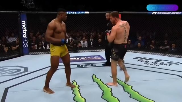 Francis ngannou vs stipe Miocic 1 UFC