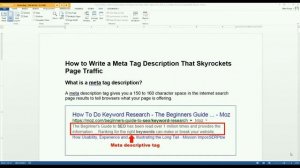 How to Get a Higher Click-Through Rate with a Meta Description Tag