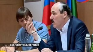 Глава Дагестана с рабочей поездкой побывал в Докузпаринском районе.mp4