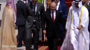 Putin walking Style • Putin arrived Abu Dhabi • Arab welcome Putin #putinstatus #vladimirputinstatus