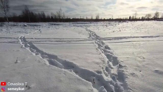 Зимой пруд на даче-в деревне особенно красив! Свой пруд и покрывало из снега на почищенном пруду ??