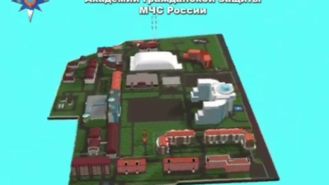 Перспективный вид Академии МЧС России смотреть онлайн