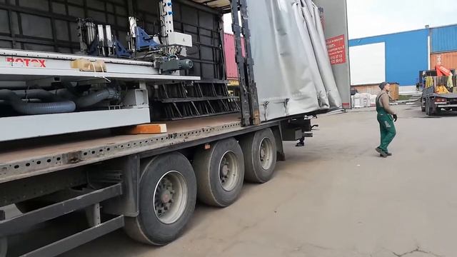 Автоперевозка оборудование для сборки стеклопакетов - видео 3