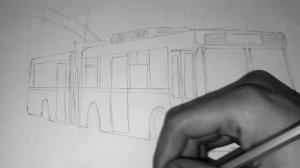 КАК НАРИСОВАТЬ ТРОЛЛЕЙБУС ПОЭТАПНО КИЕВ 12 03 АВИАНТ