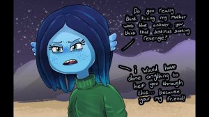 Ruby Gillman and Chelsea Van Der Zee Cut Storyboard Fan Comic AI Dub
