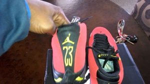 bshoesoutlet review Jordan retro 14s Ferrari Red