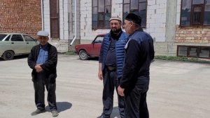 Левашинский район с,Урма укладка асфальта в центральной мечети,27мая 2023 г.