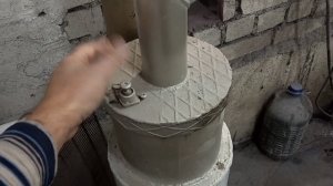 Самодельный котел на отработке+водяная рубашке