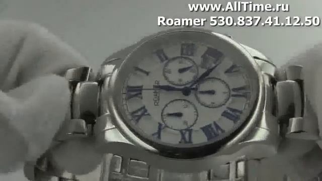Мужские наручные швейцарские часы Roamer 530.837.41.12.50 смотреть онлайн