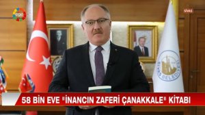 58 BİN EVE "İNANCIN ZAFERİ ÇANAKKALE" KİTABI