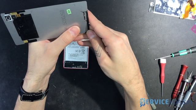 Замена аккумулятора, акб, ремонт, разборка Sony m4 aqua battery replacement смотреть онлайн