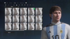 EA FC24 How to create YOUNG LIONEL MESSI