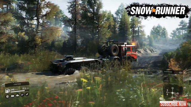 New Truck Azov 73210 TRSQ M181 Full Customization - SnowRunner Console Mods Gameplay @TIKUS19