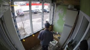 Установка оконного блока