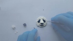 Polymer Clay Tutorial Panda aus Fimo DIY полимерная глина мк панда