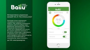 Управление водонагревателем Ballu Smart Wi-Fi через мобильное приложение.