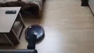 Говорящий робот–пылесос Володя, заехал на кухню!