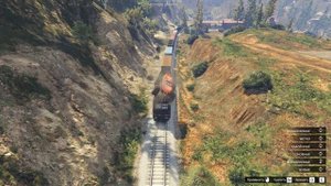 ГТА5 Длинный поезд против Машинки McQueen